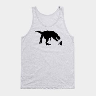 T-Rex VS Man On Toilet Jurassic Park Tank Top